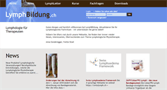 Desktop Screenshot of lymphbildung.ch