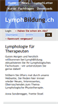 Mobile Screenshot of lymphbildung.ch